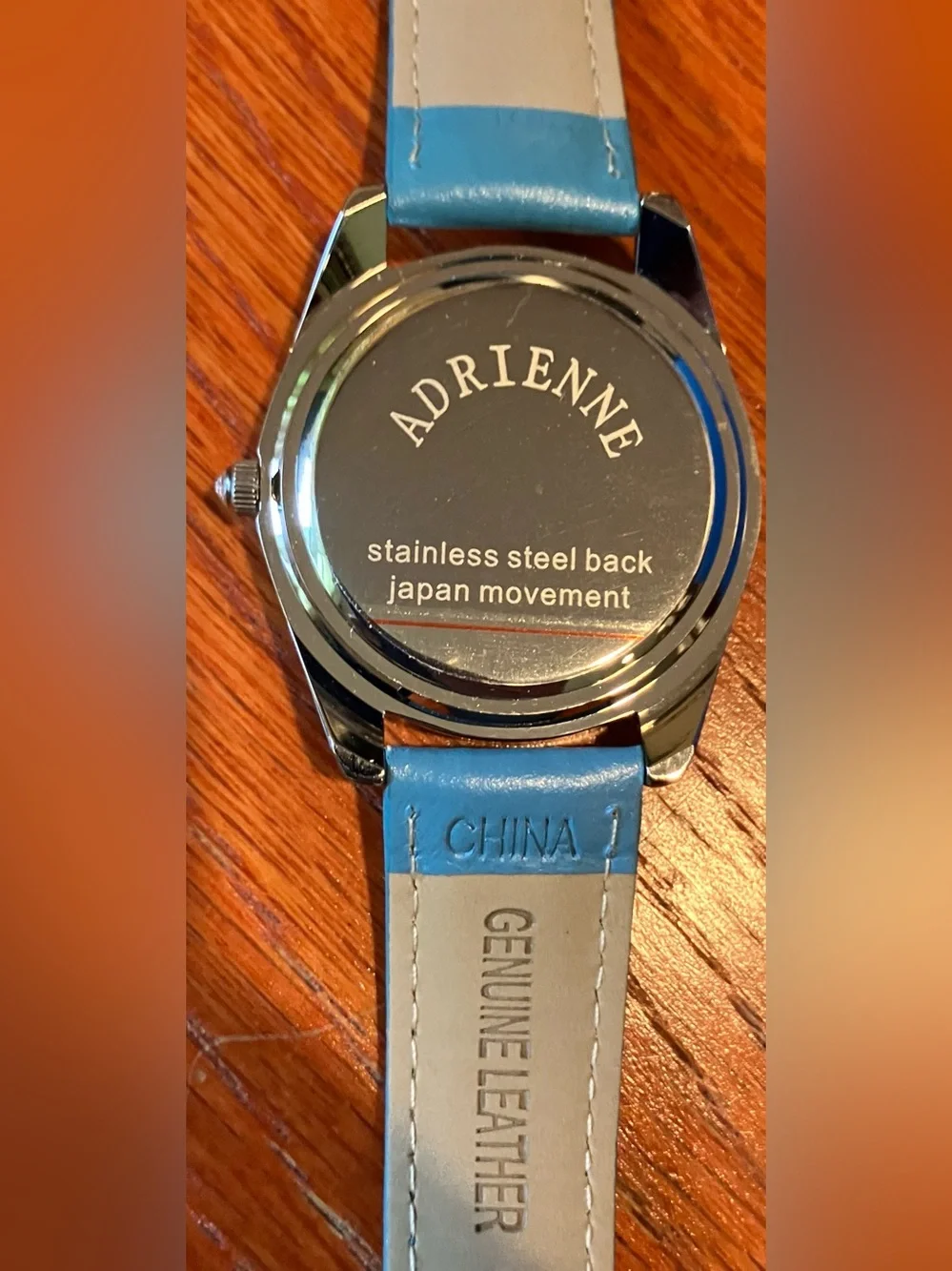 NEW in Box Real Collectibles by Adrienne Rare Crystal Mosaic Watch w/Blue Band